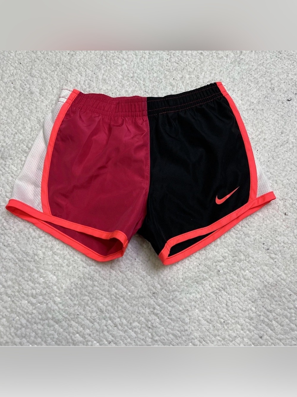 Nike Girls Dri-fit Shorts Rush Pink/Black Girls Size 4